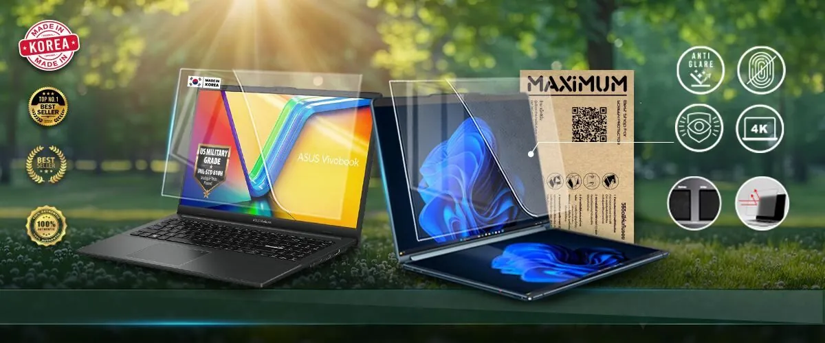 ฟิล์มด้าน Anti-Glare ลดแสงสะท้อน วัตถุดิบเกาหลี โดย MAXIMUM